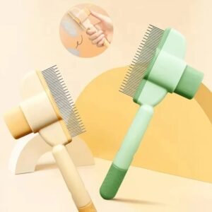Pet Grooming Brush – Easy Shedding & Tangle-Free Coat