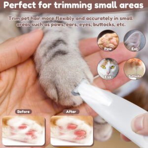 Pet Hair Trimmer With LED Display – Precise Grooming Made Easy