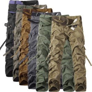 Men's Multi-pocket Cargo Pants | Rugged & Stylish Everyday Wear