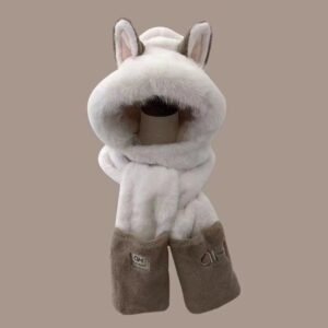 Winter Female Warm Cartoon Ear Protection Bonnet – Stay Cute & Cozy