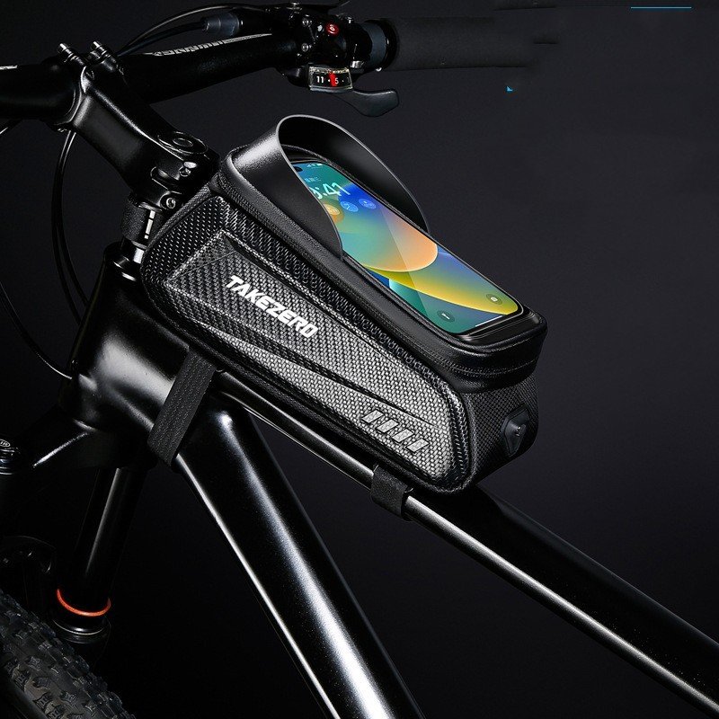 Mountain Bicycle Bag EVA Hard Shell Front Beam – Durable Bike Storage