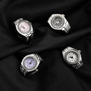 Time Ring Watch – Korean Style Creative Couple Alloy Watch