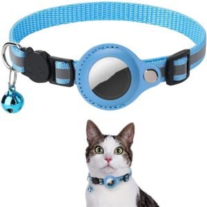 Pet Collar With Bell Airtag Reflective | Secure & Stylish