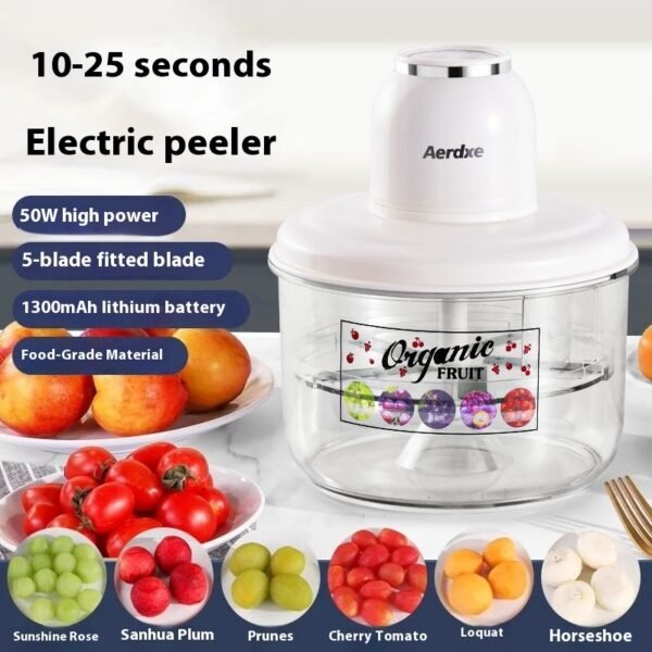 Grape Automatic Household Electric Fruit Peeler – Fast & Effortless