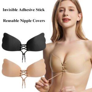 Large Size Strapless Adhesive Push Up Bra – Invisible Lift