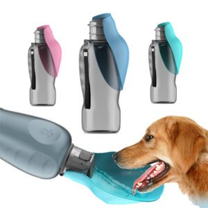800ml Dogs Water Bottle – Portable Leakproof Pet Bowl for Outdoor Walks