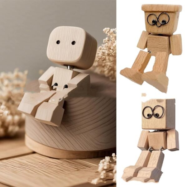 Handmade Puppet Decoration With Shaking Feet – Playful Home Décor
