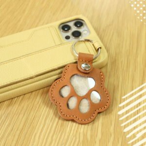 Leather Key Chain Creative Pet Hair Storage Ornaments